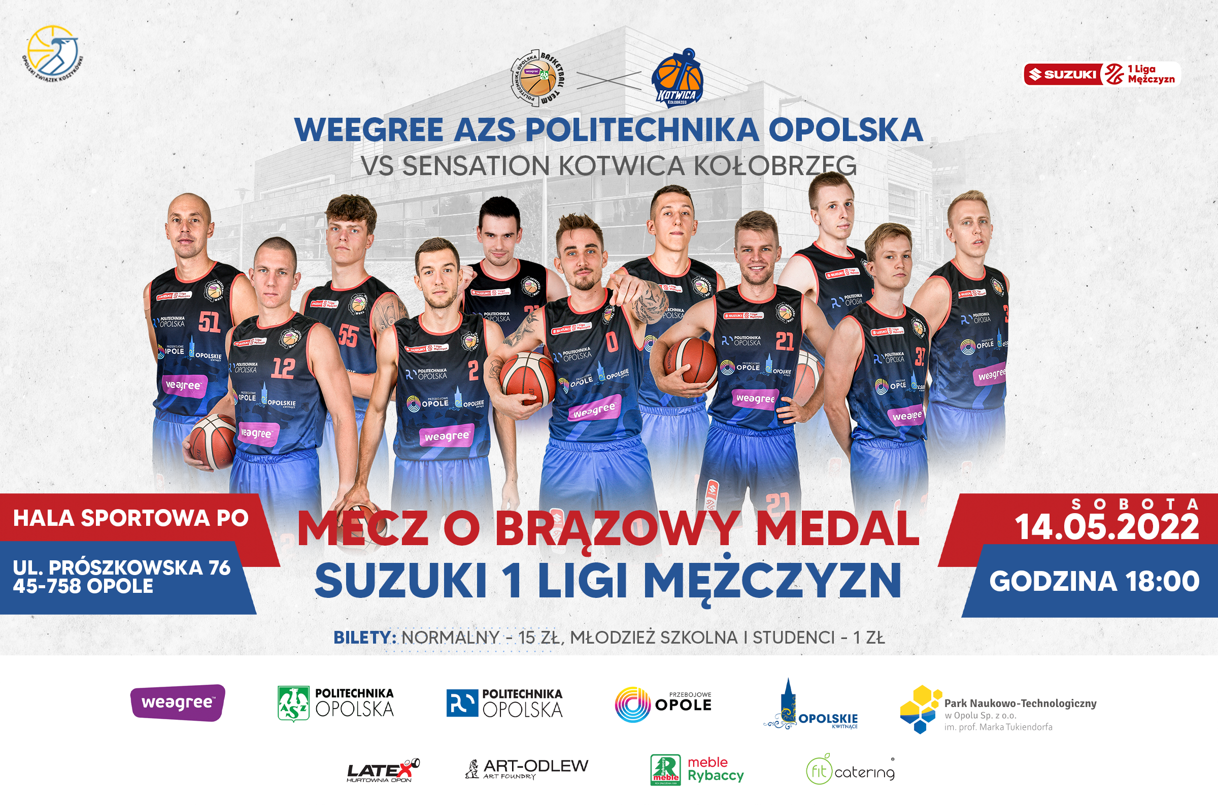 ART-ODLEW IS A SPONSOR OF THE OPOLE BASKETBALL TEAM